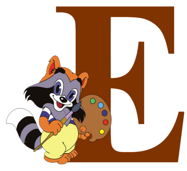 Буквы с героями мультфильмов