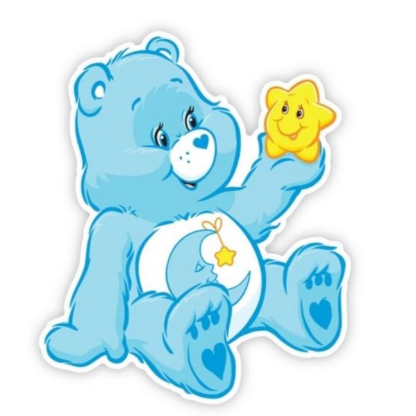 Мишки голубые мультяшные