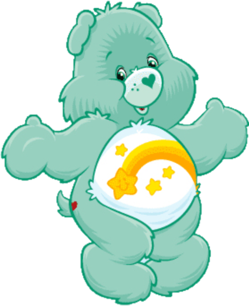 Заботливые мишки зеленый