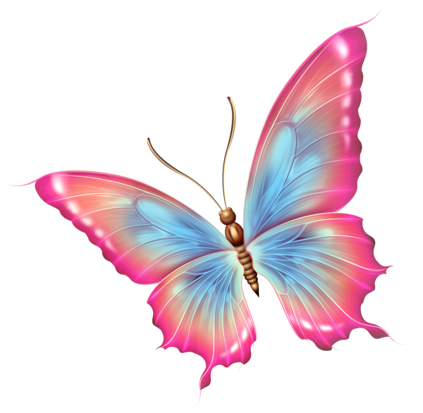 Розовые бабочки