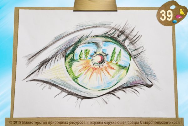 Рисунок чистый взгляд