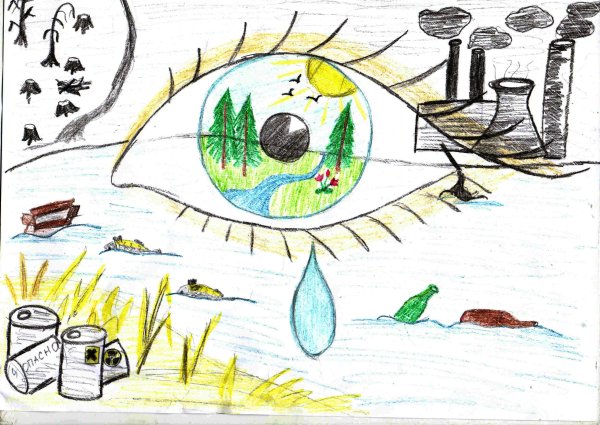 Рисунок на тему "чистый взляд...