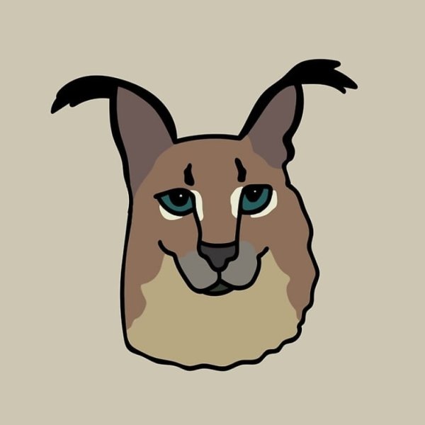 Каракал мультяшный