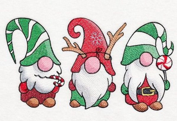 Новогодние гномики иллюстрации