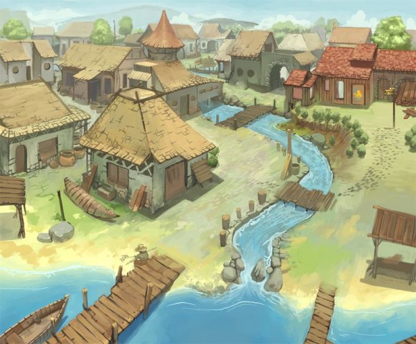 Средневековая деревня и ее обитатели