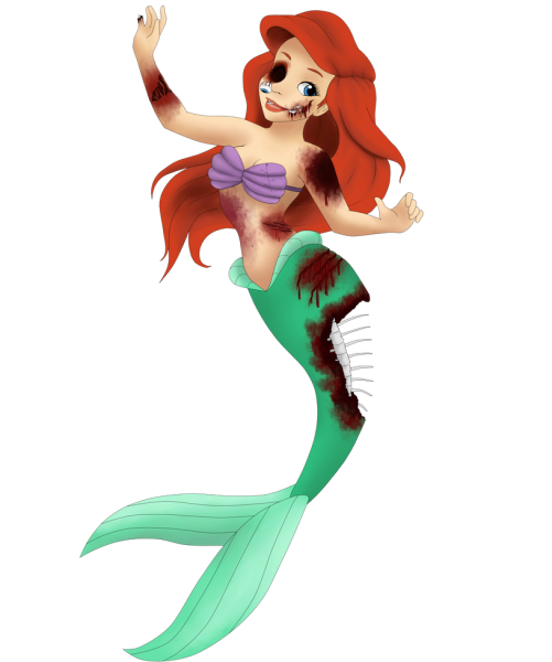 Ариель Русалочка в полный рост