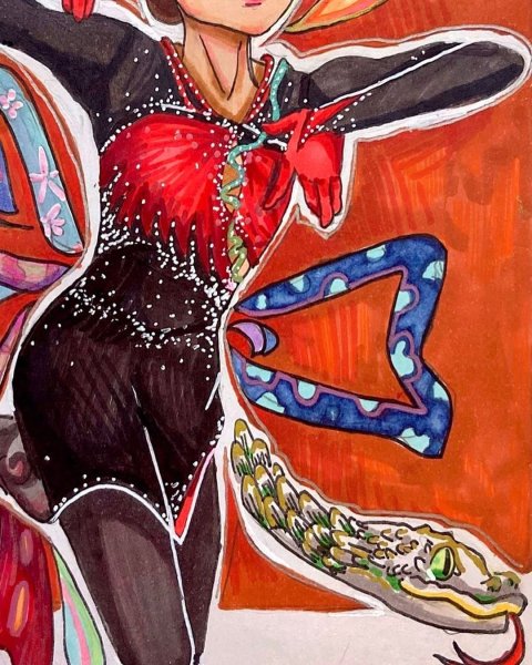 Камила Валиева рисунок