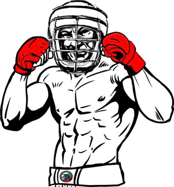 Боец рисунок