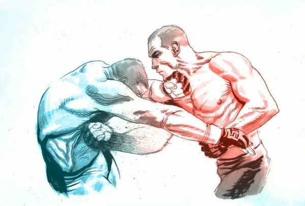 Рисунки бойцов