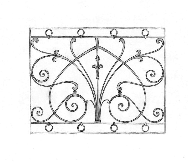 Эскизы кованных изделий