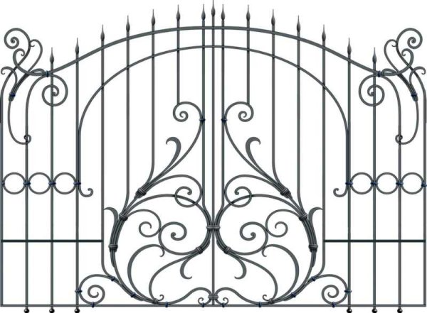 Ажурные кованые заборы