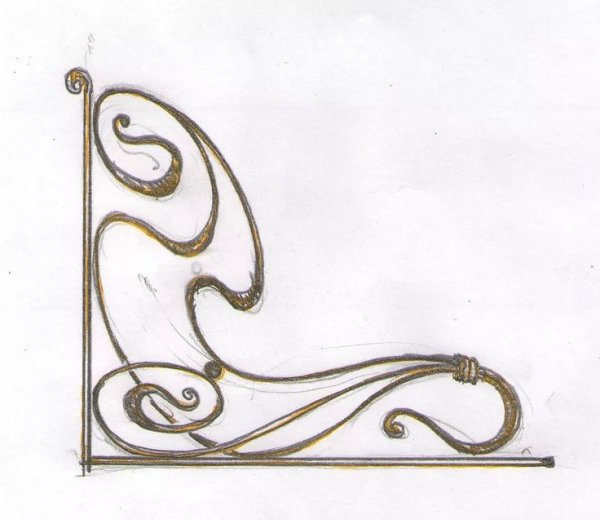 Ковка Модерн ар нуво