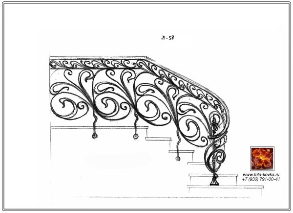 Элементы художественной ковки Автокад чертежи