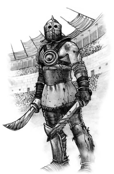 Гладиатор эскиз
