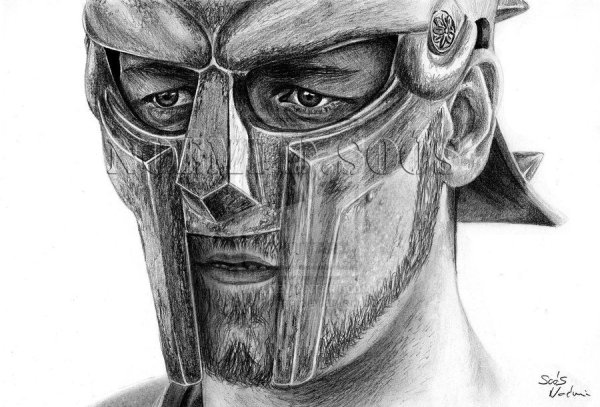 Гладиатор Максимус эскиз