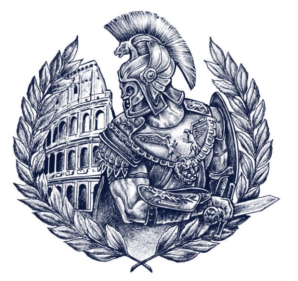 Римский легионер эскиз