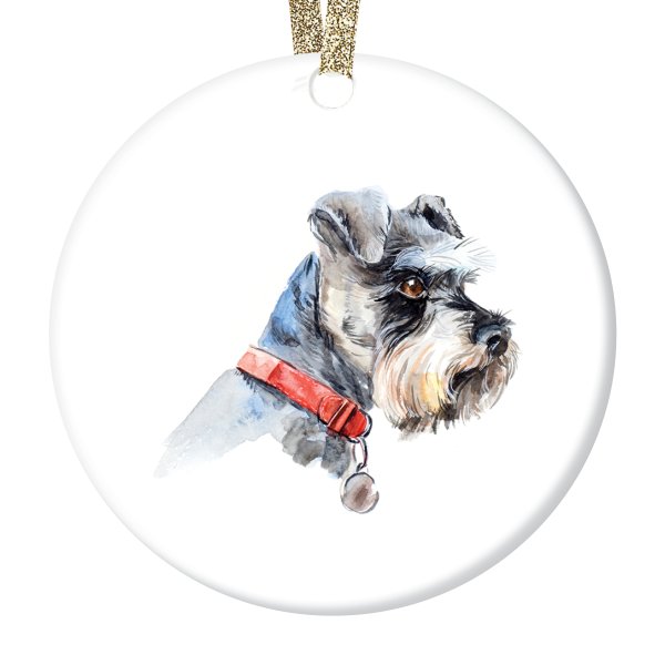 Ризеншнауцер карандашом