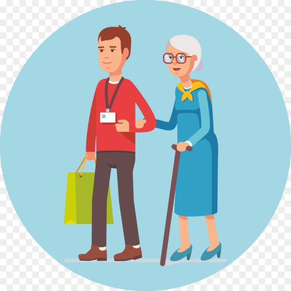 Социальный работник иллюстрация