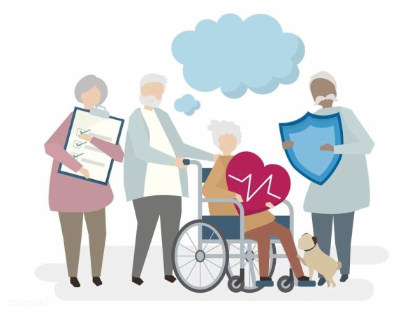 Социальная помощь иллюстрация