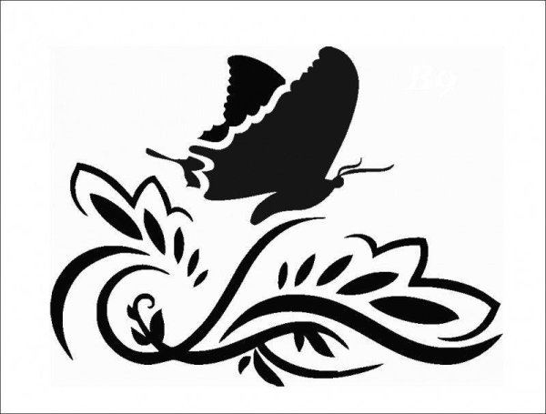 Красивые трафареты для декора