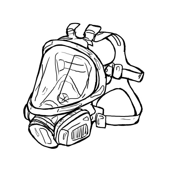 Респиратор сбоку пиктограмма