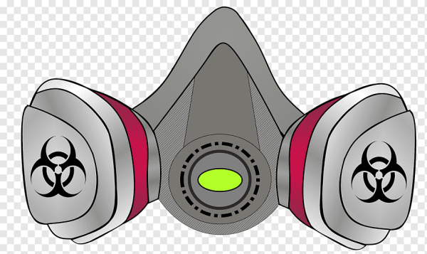 Маска респиратор рисунок