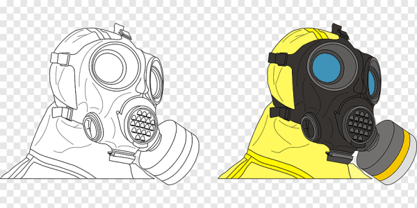 Противогаз разукрашенный