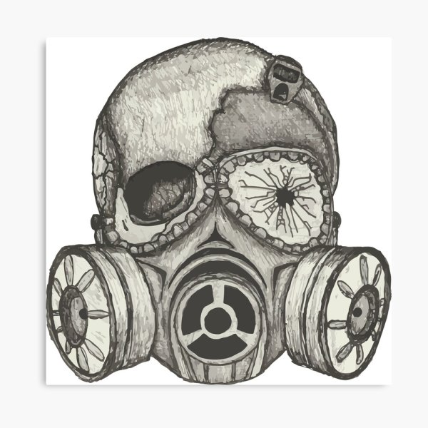 Наклейка противогаз КС го