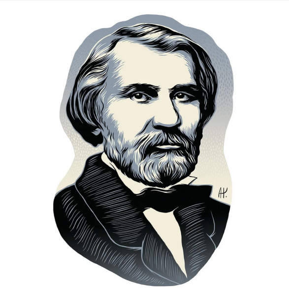 Тургенев автопортрет