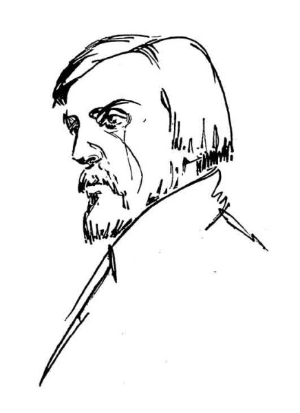 Иван Сергеевич Тургенев рисунок