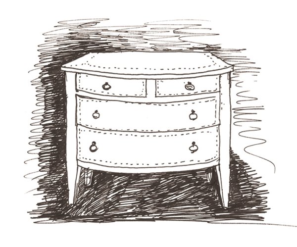 Комод для карандашей