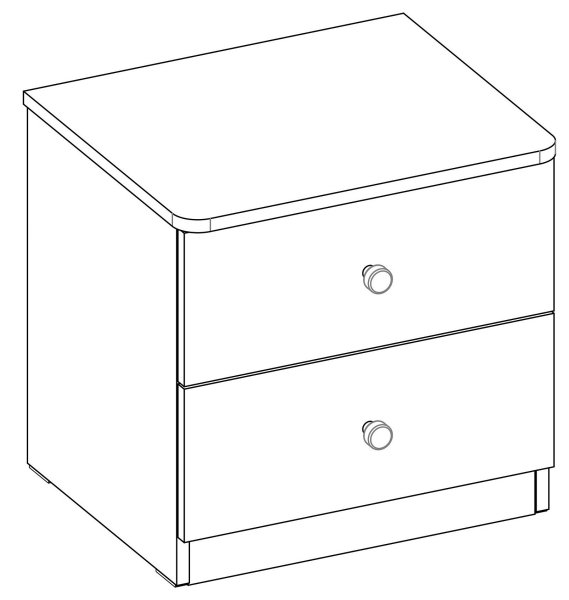 Cilek тумбочка selena Pink