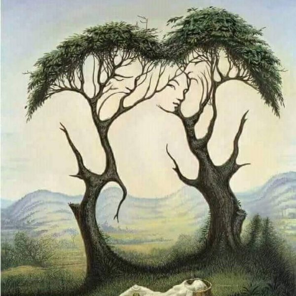 Оптическая иллюзия рисунок