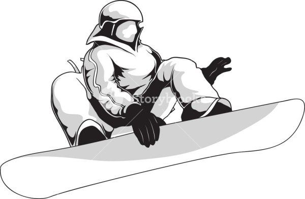 Сноуборд эскиз