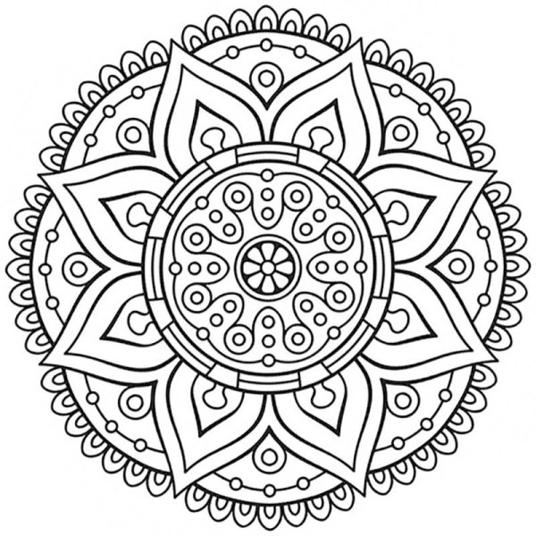 Восьмилепестковая Мандала