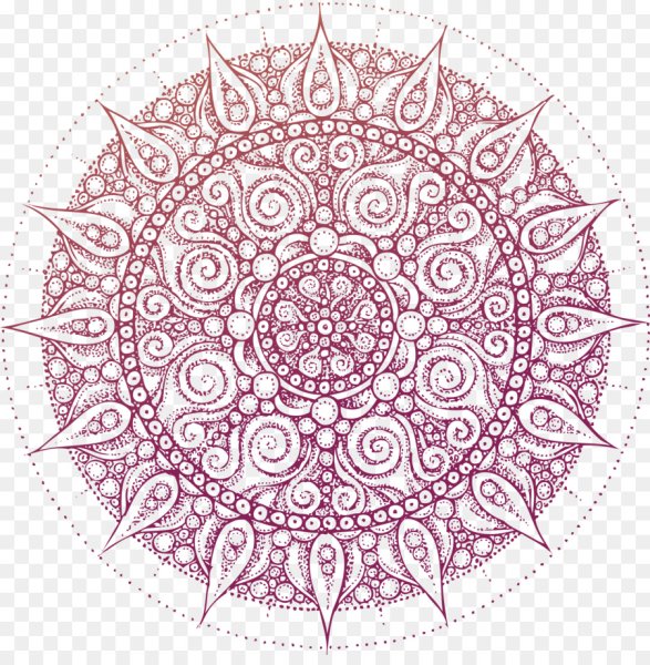 Узор в круге