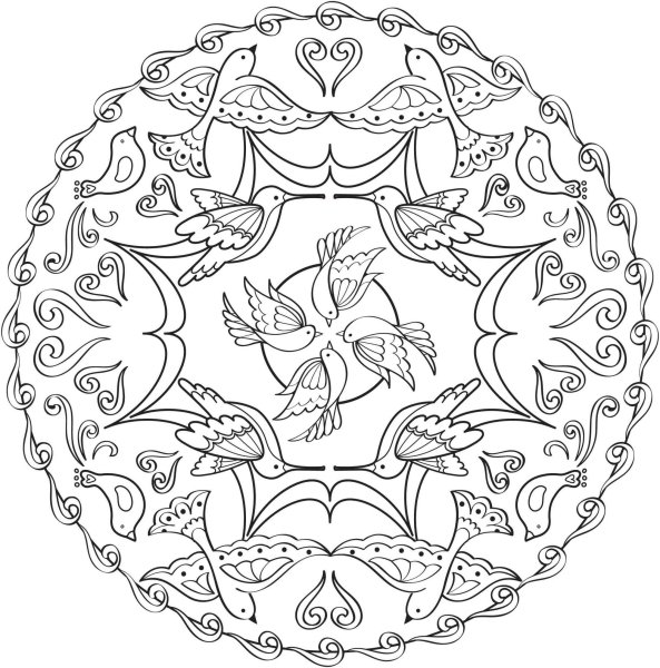 Сказочные мандалы