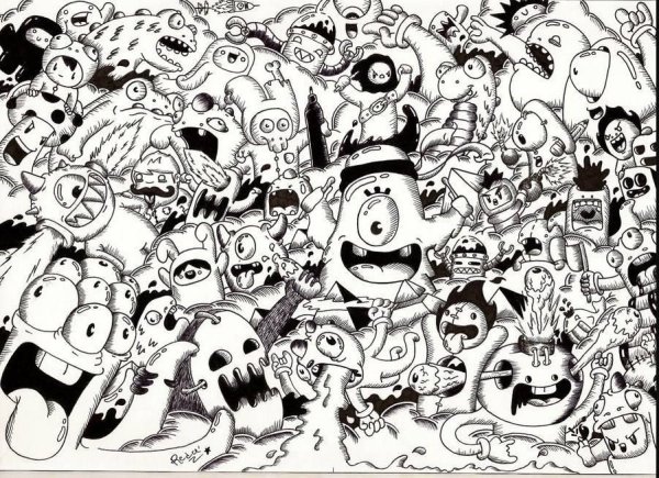 Много маленьких монстриков