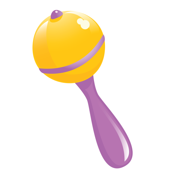 Детские игрушки на прозрачном фоне