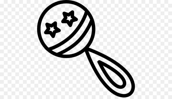 Трафарет погремушка