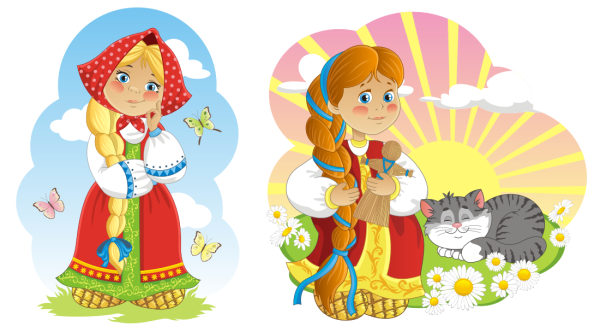 Сказочные герои Аленушка