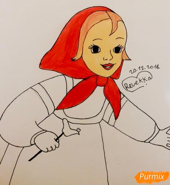 Алёнушка из сказки гуси лебеди