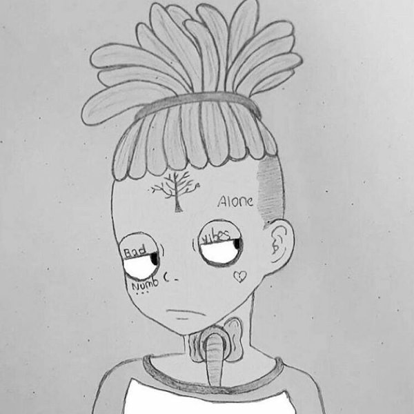 XXXTENTACION разукрашки