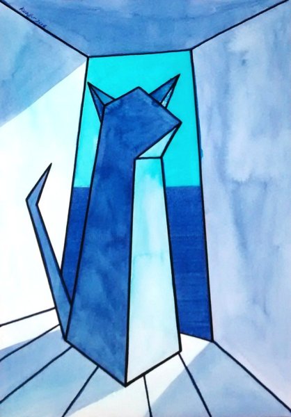 Стиль рисования кубизм