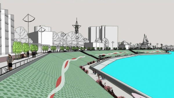 Набережная Курган 2020