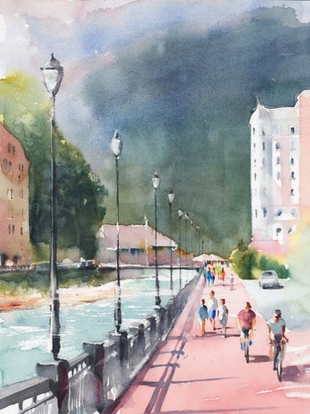 Городской пейзаж простой