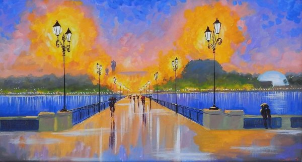 Эскиз набережной