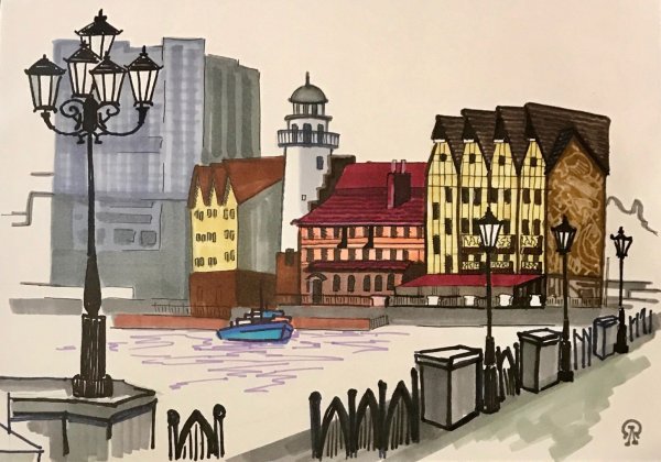 Художник на набережная Пермь