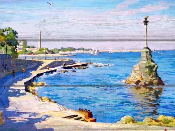 Картина набережная