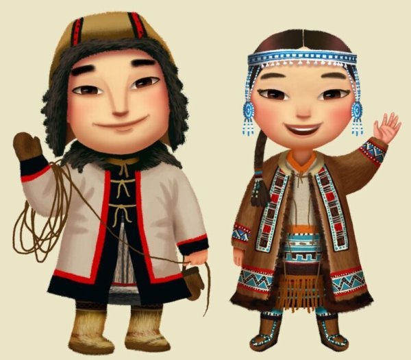 Кукла народов севера эвенки